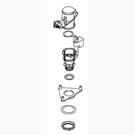 Kohler Flush Valve Kit, Dfv 1203698